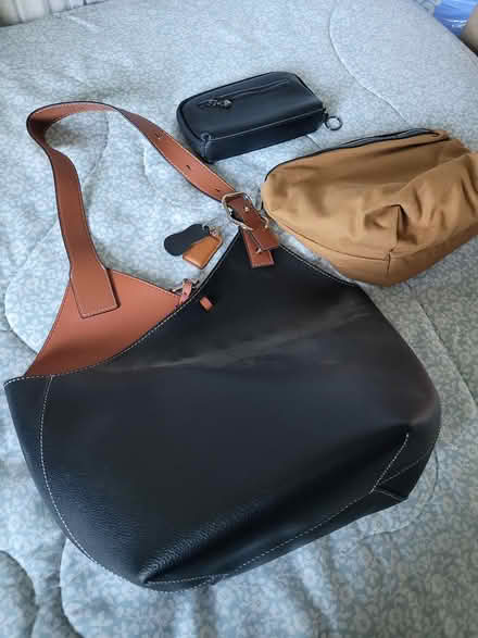 Photo of free NEW Leather and Canvas Bag Set (Los Altos Hills, CA) #1