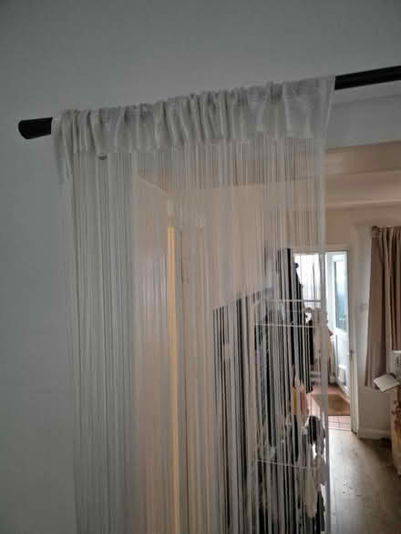 Photo of free 5 x string curtains - white (Clerwood EH12) #1
