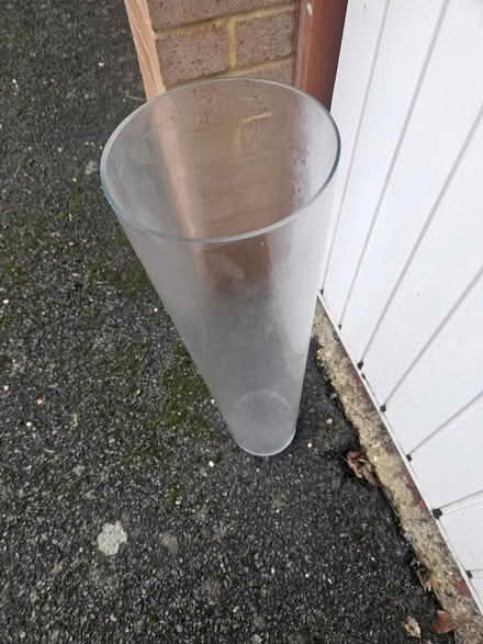 Photo of free Tall glass vase. (Kents Hill MK7) #1