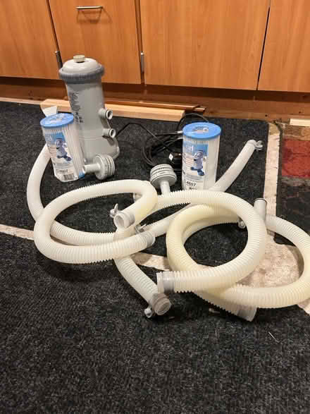 Photo of free Intex pool pump, pipes & filters (Hazel Dell) #1