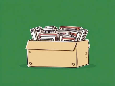 Photo of free a box of about 40 audio tapes (Sainsburys GL52) #1