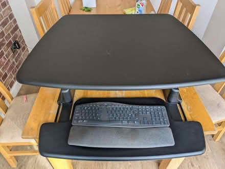 Photo of free Varidesk standing desk, adjustable height (Stanground) #1