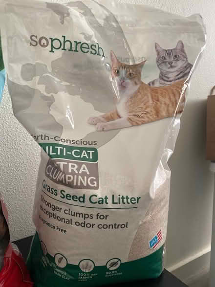 Photo of free 2 Half used bags of Cat Litter (Richmond) #3