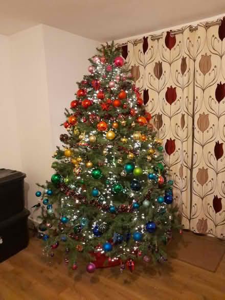 Photo of baubles green blue purple pink (Sandylands morecambe LA3) #1