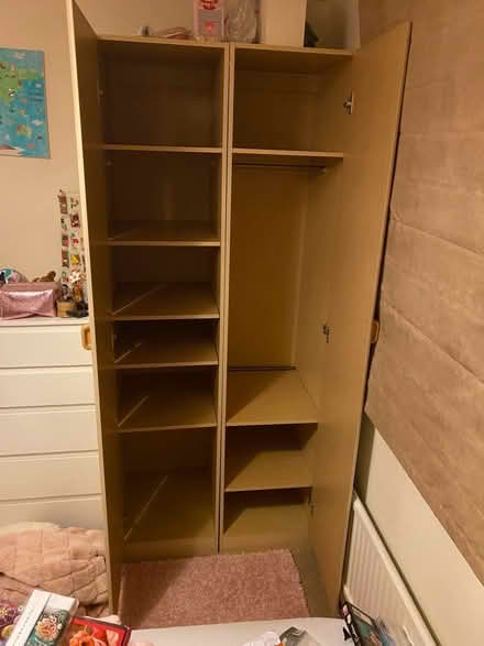 Photo of free 2 single wardrobes (Yateley GU46) #3