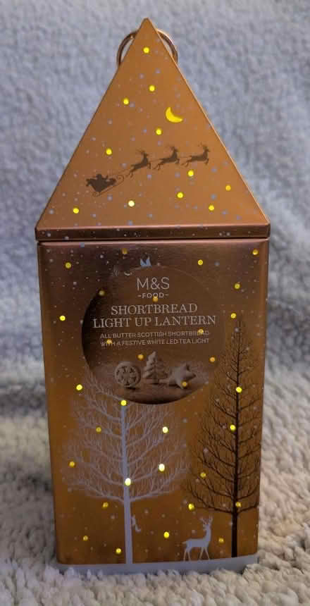 Photo of free Marks & Spencers light-up Metal Biscuit Tin (Gleadless S14) #1
