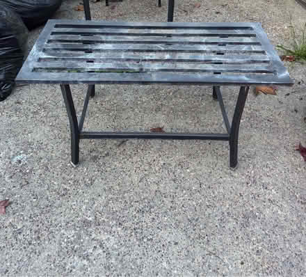Photo of free Metal patio plant table (San Jose California) #1