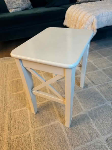 Photo of free Small wooden stool, side table (HG3) #1