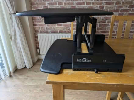 Photo of free Varidesk standing desk, adjustable height (Stanground) #3
