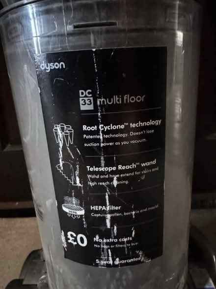 Photo of free Dyson DC33 upright vacuum cleaner (Glasgow G20) #3