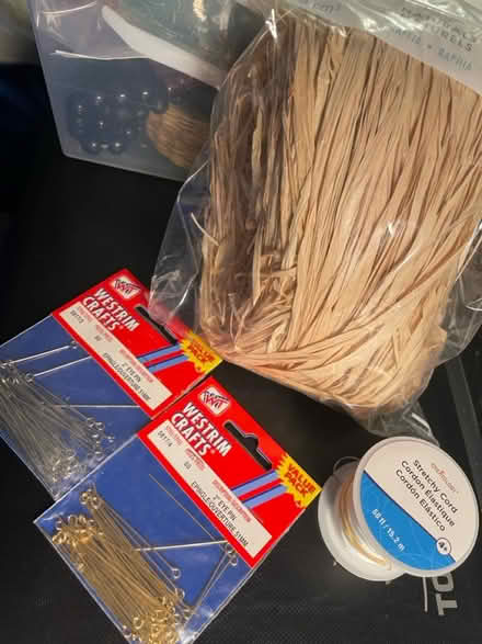 Photo of free Beading stuff, cord, and raffia (South San Jose) #2