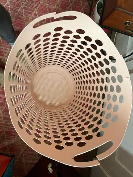 Photo of free Tall pink laundry basket (Petworth/16th St Heights) #2