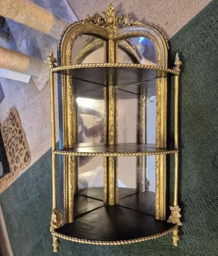 Photo of free Corner mirrored shelving unit (Holmer Green HP15) #1