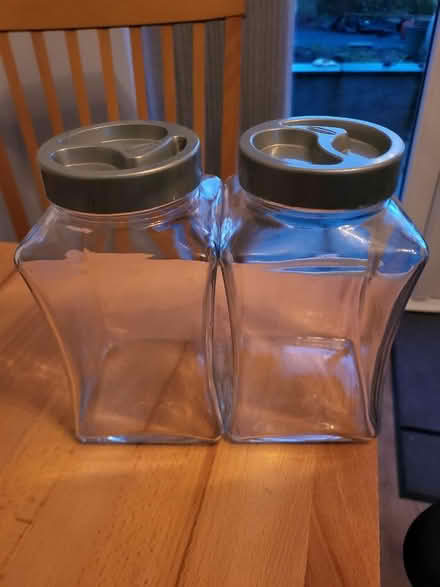 Photo of free Two large glass jars with lids (Burton-in-Kendal LA6) #1