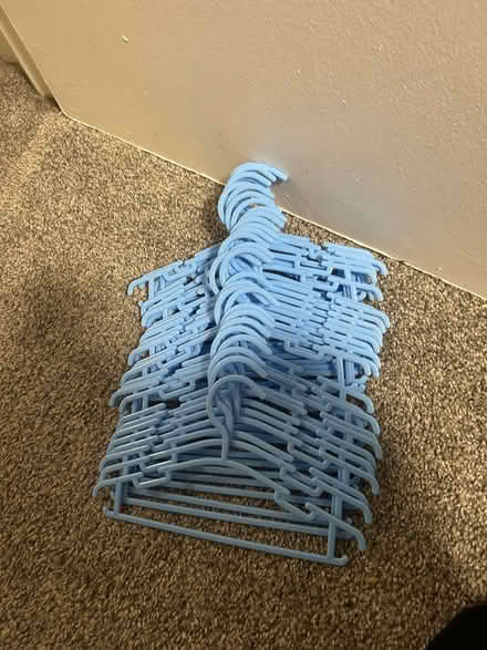 Photo of free 30+Infant blue hangers (Oxon hill) #1