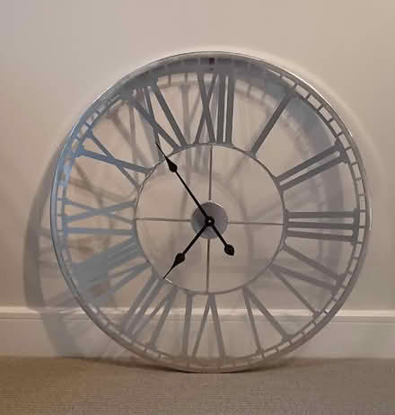 Photo of free Silver clock but needs new mechanism and hands (Hough CW2) #2