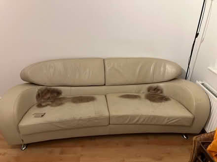 Photo of free Sofa that needs reupholstering (Borehamwood) #1