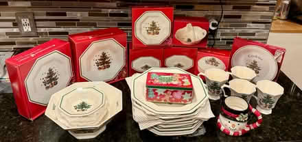 Photo of free Huge collection of Christmas dishes (Newtonville) #1