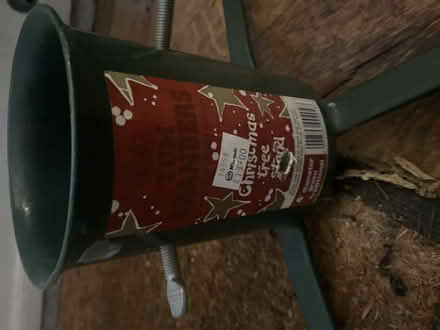 Photo of free 4” diameter Christmas tree stand (Ealing W5) #1