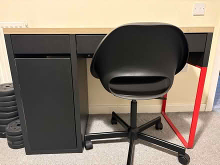 Photo of free Ikea desk and swivel chair x2 (UB1) #1