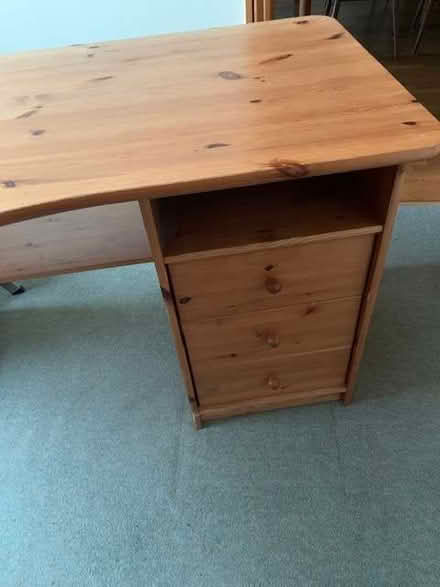 Photo of free Pine Desk (Totley S17) #2