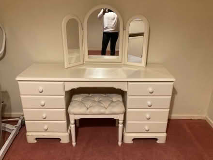 Photo of free Dressing table and stool (Selsey PO20) #1