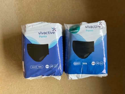 Photo of free 2 packets unisex Vivactive incontinence pants (East Carleton NR14) #1