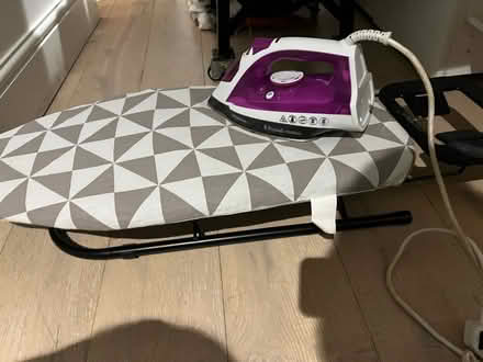 Photo of free Russell Hobbs steam iron and board (Herne Hill SE24) #1