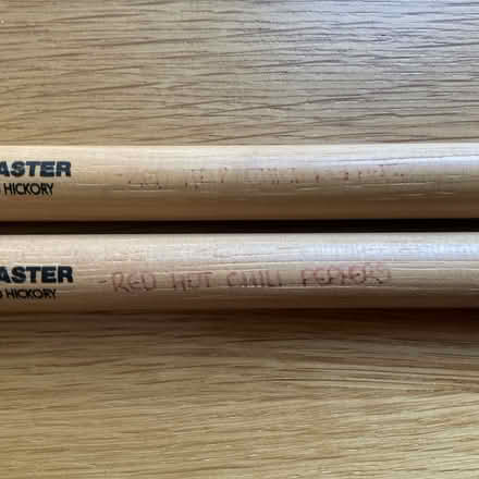 Photo of free Chad Smith/RHCP drumsticks (Billericay CM12) #2