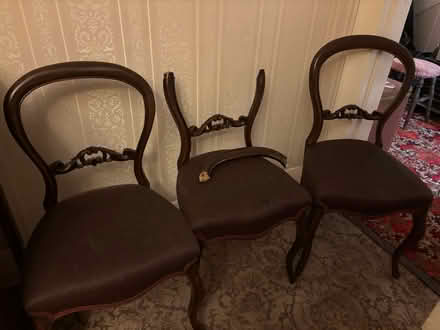 Photo of free 3 Dining Chairs (Rotherham S60) #2