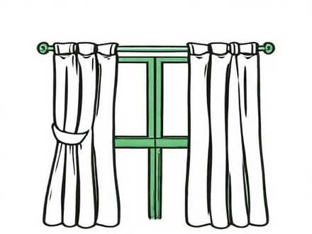 Photo of Single thick long curtain (Stisted CM77) #1