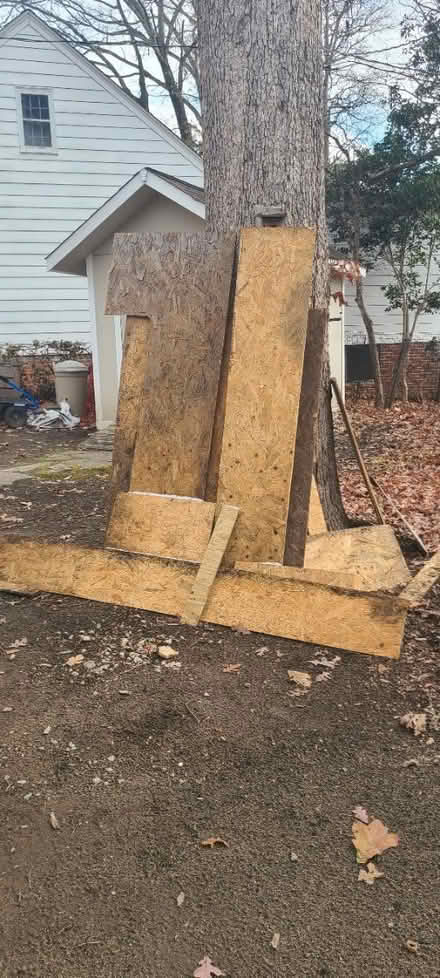 Photo of free Plywood and Shingles (Lake Daniel, Greensboro) #2