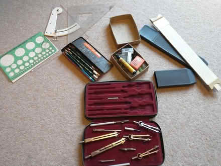 Photo of free Drawing Items and Slide Rule (Cambourne, CB23) #1