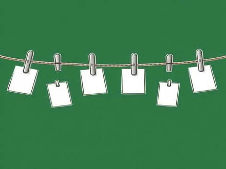 Photo of free Christmas card holders - metallic string & pegs (Top Amersham HP6) #1