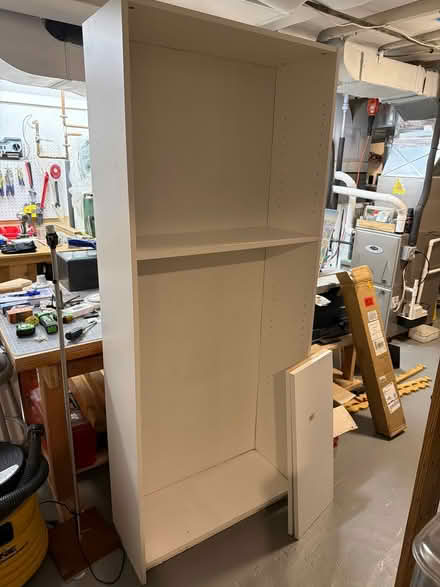 Photo of free bookcase or storage shelves (Metuchen NJ) #1