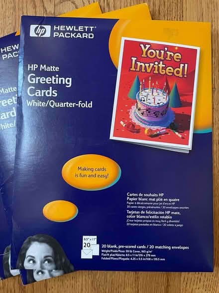 Photo of free Inkjet Greeting Card paper packs -3 (Butler, NJ) #2