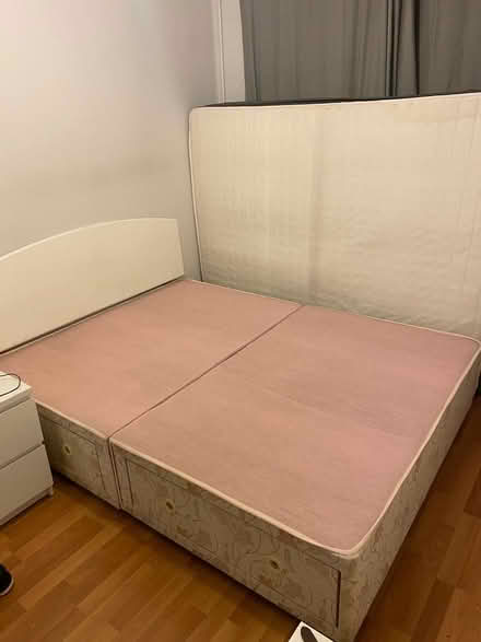 Photo of free Divan Double Bed with Headboard (Clondalkin) #1