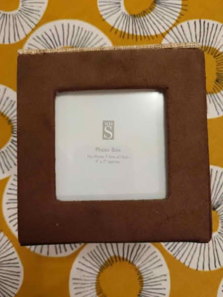 Photo of free Brown suede photo box (CR5, Old Coulsdon) #1
