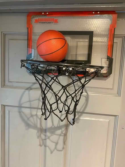 Photo of free Over-the-door Baketball hoop and ball (Weston) #1