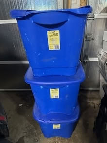Photo of free 18 gallon totes (3) (farmington hills) #1