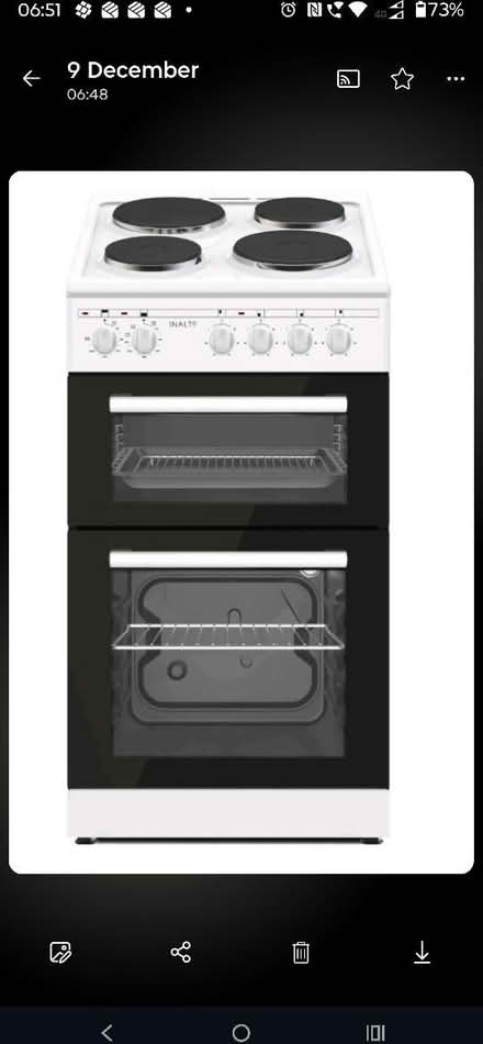 Photo of Slim line electric cookers (500mm) (EN49BX) #1
