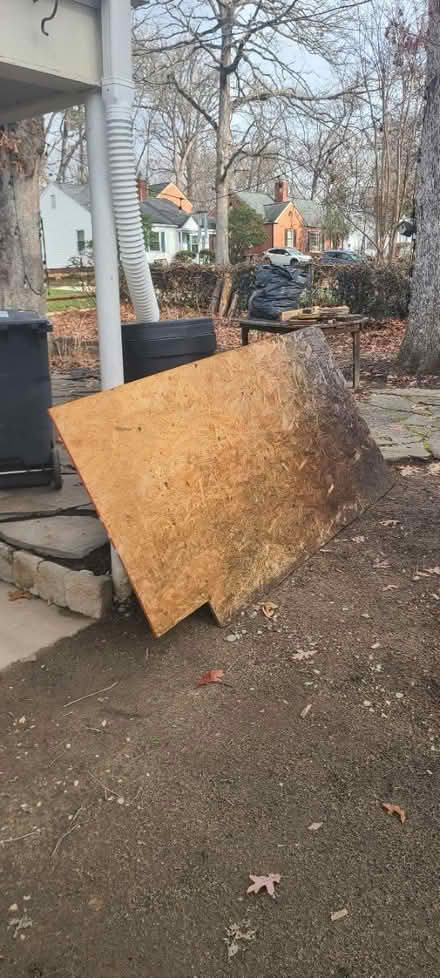 Photo of free Plywood and Shingles (Lake Daniel, Greensboro) #1