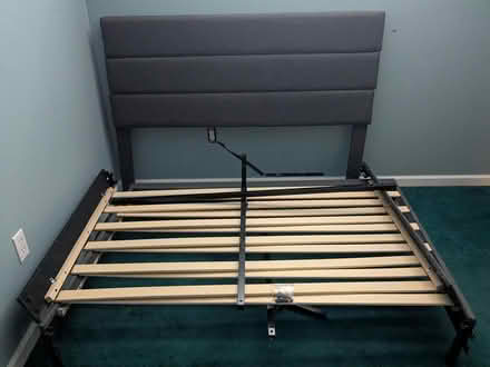Photo of free Queen bed frame and headboard (east side near Ellison Park) #1
