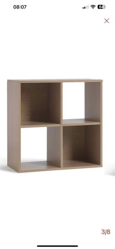 Photo of free OAK 4 cube storage unit (Busk OL9) #1