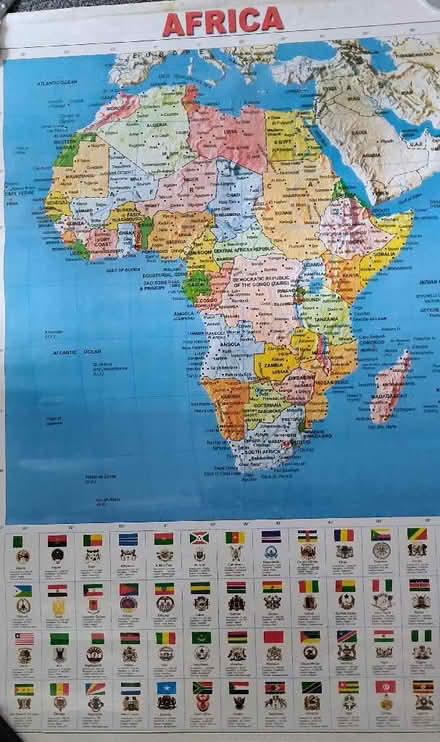 Photo of free Africa Poster (Wright's Green WA4) #1