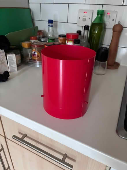 Photo of free Red lamp shade (Stoke Newington N16) #2