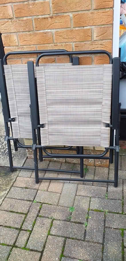 Photo of free Folding Chairs x2 (Litchard, Bridgend CF31) #2