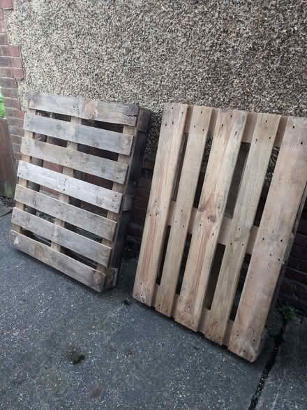 Photo of free 2 x Large Wooden Pallets (heavy) (IP3) #1