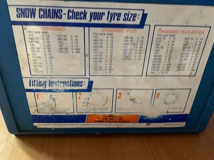 Photo of free Snow chains (Calne SN11) #2