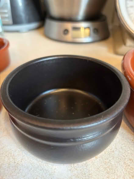 Photo of free Small pot (from cheese) (SG5 Hitchin) #1